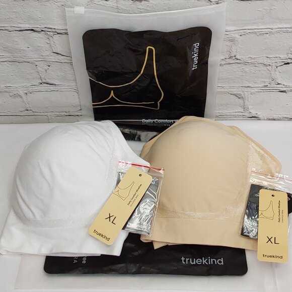 'TRUEKIND' WIREFREE SHAPER BRA SET - Picture 1 of 16
